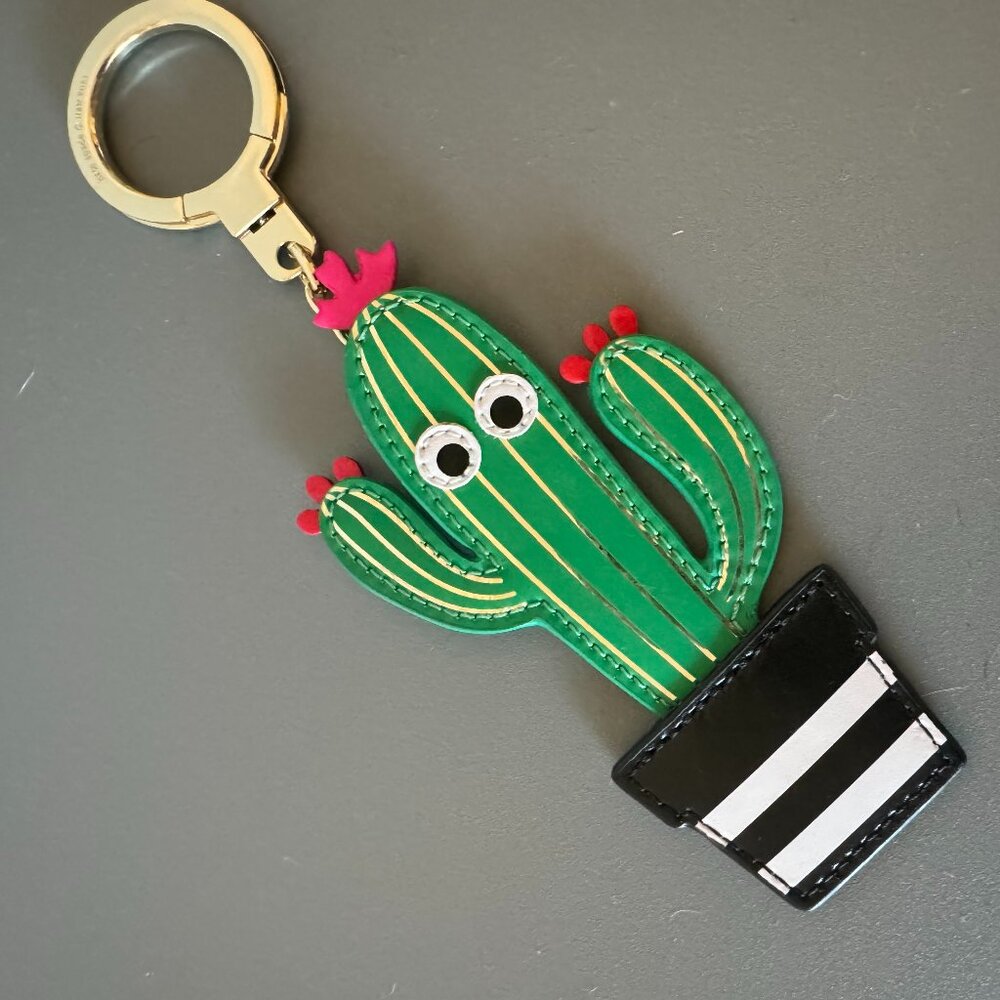 KATE SPADE CACTUS PURSE CHARM EUC